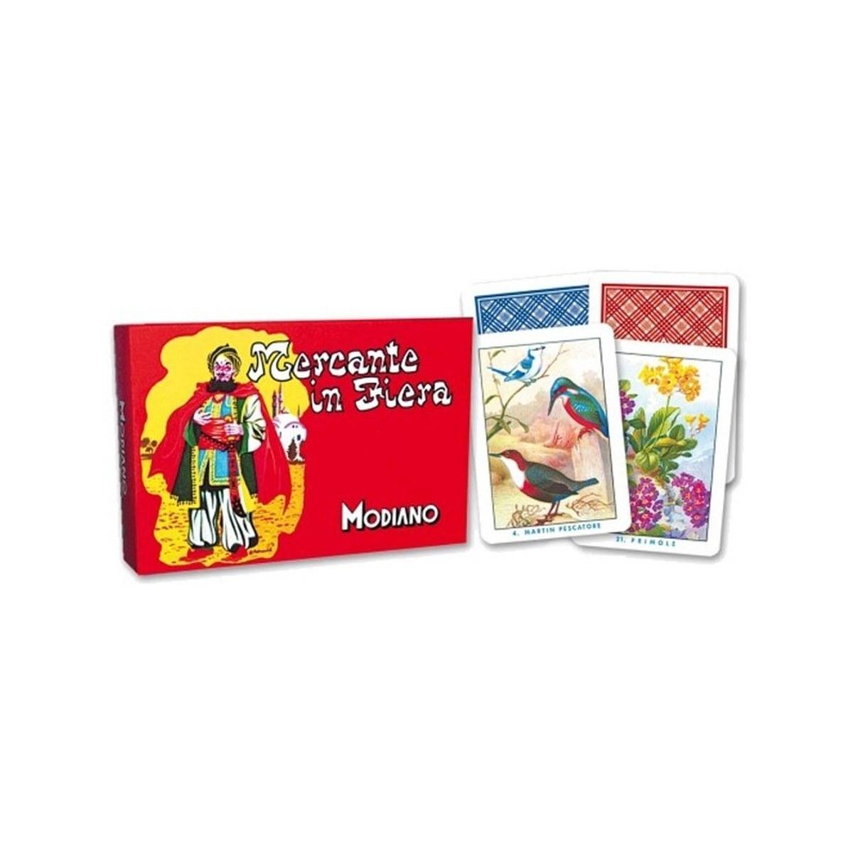 Carte da gioco mercante in fiera modiano