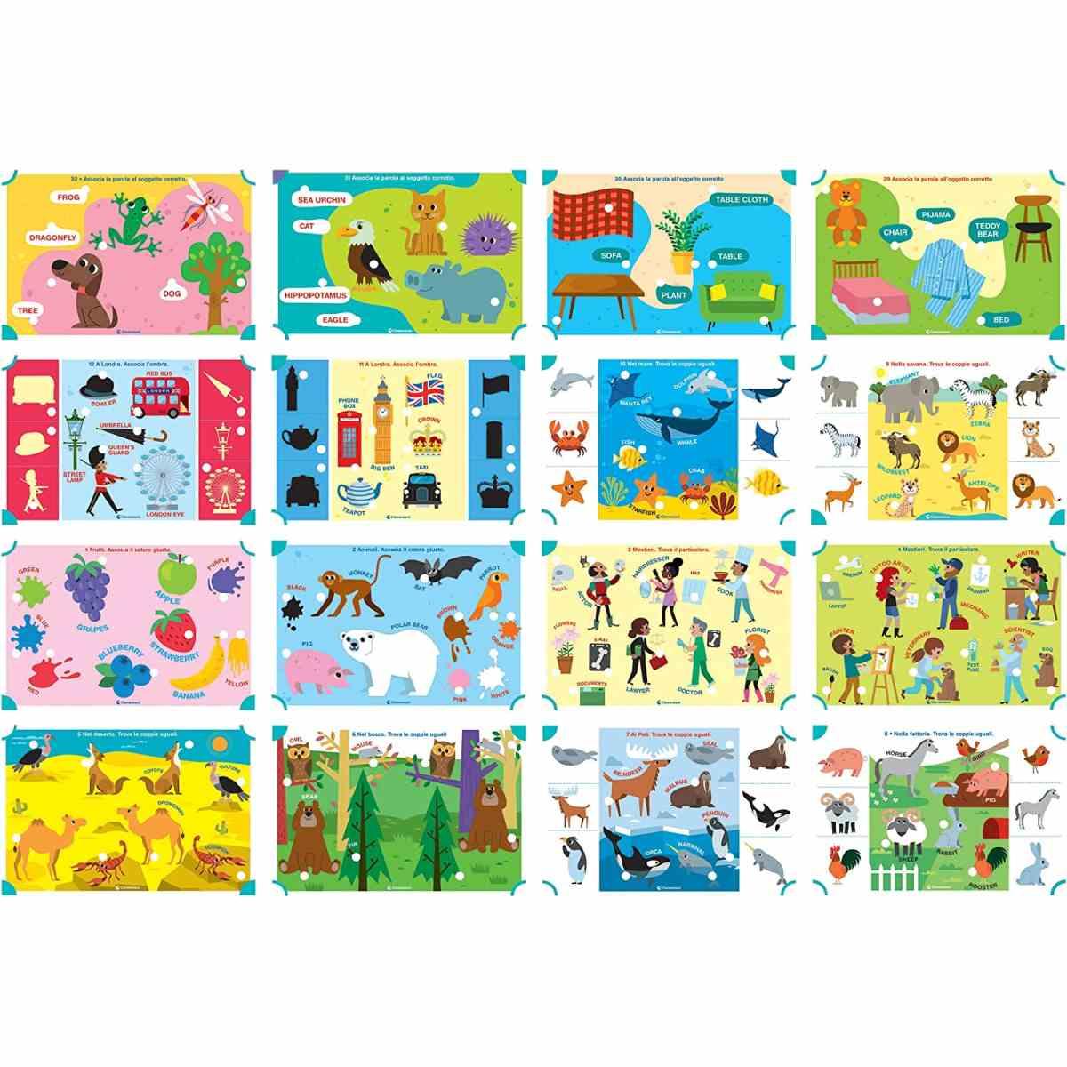 Sapientino inglese-banchetto con schede attivit e penne interattive