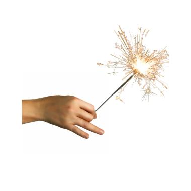 Candeline magiche dorate cm.25ce - confezione da 6 pz