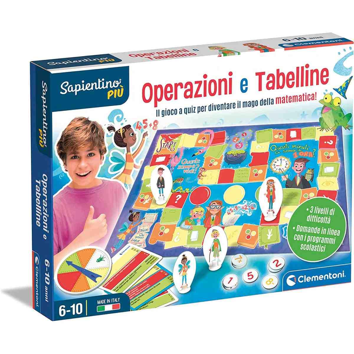 Sapientino operazioni e tabelline