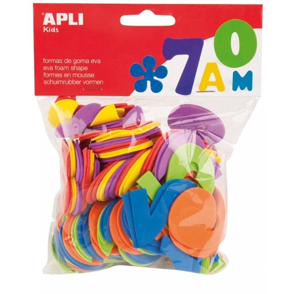 Apli gomma eva foam formine numeri 120 pz.