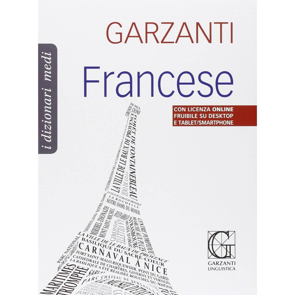 Garzanti - dizionario medio di francese (francese - italiano / italiano - francese) copertina flessibile