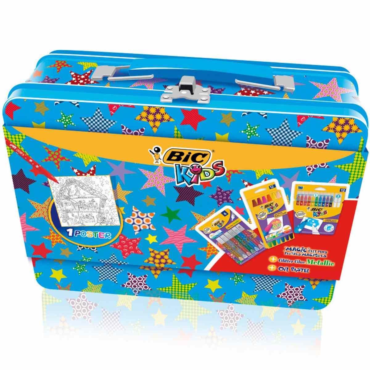 Bic kids valigetta colori in metallo lunch box