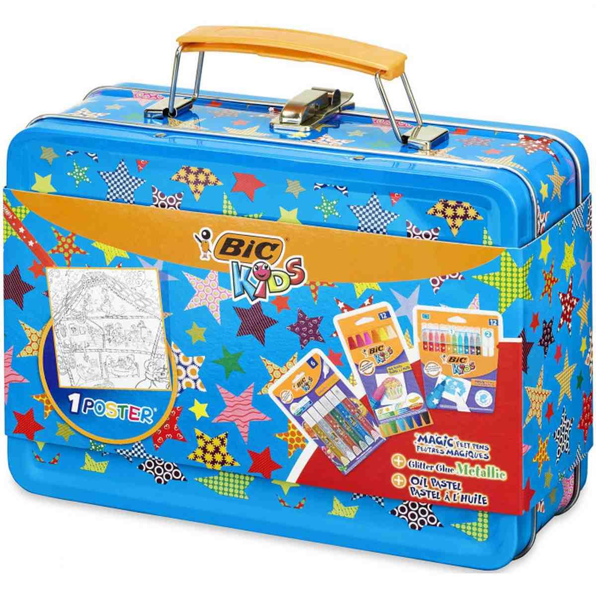 Bic kids valigetta colori in metallo lunch box