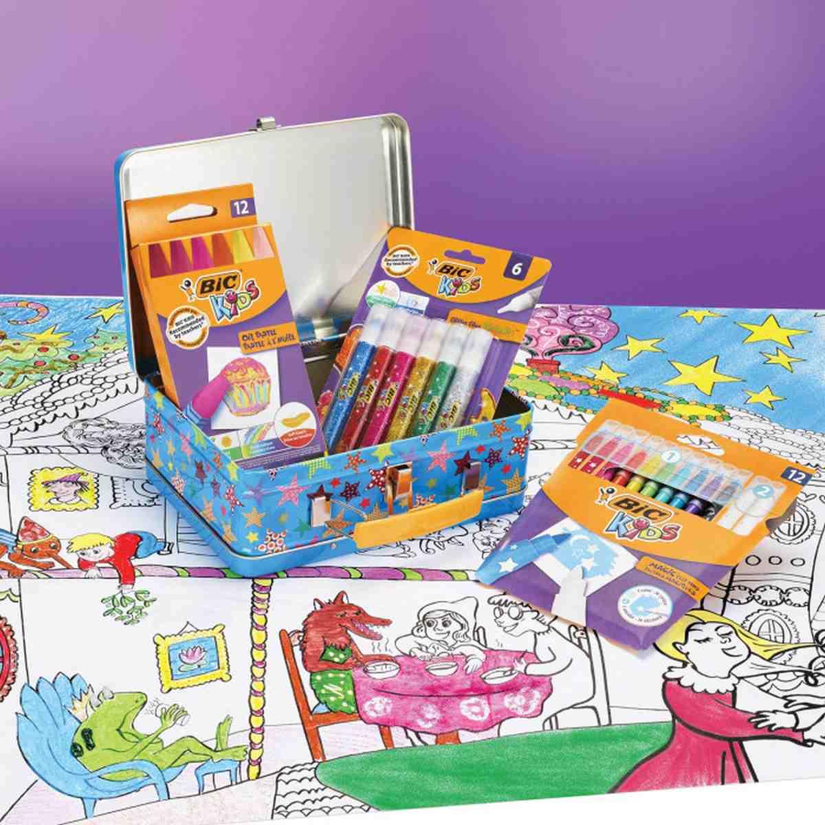 Bic kids valigetta colori in metallo lunch box