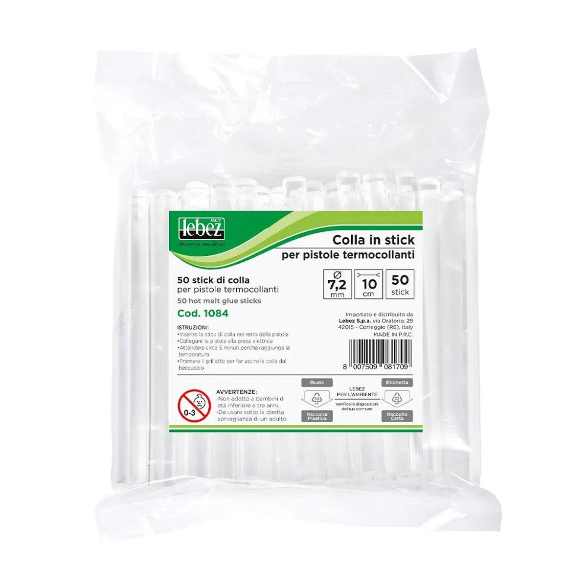 Lebez - colla a caldo -  8 mm - 100 mm - 50 pz