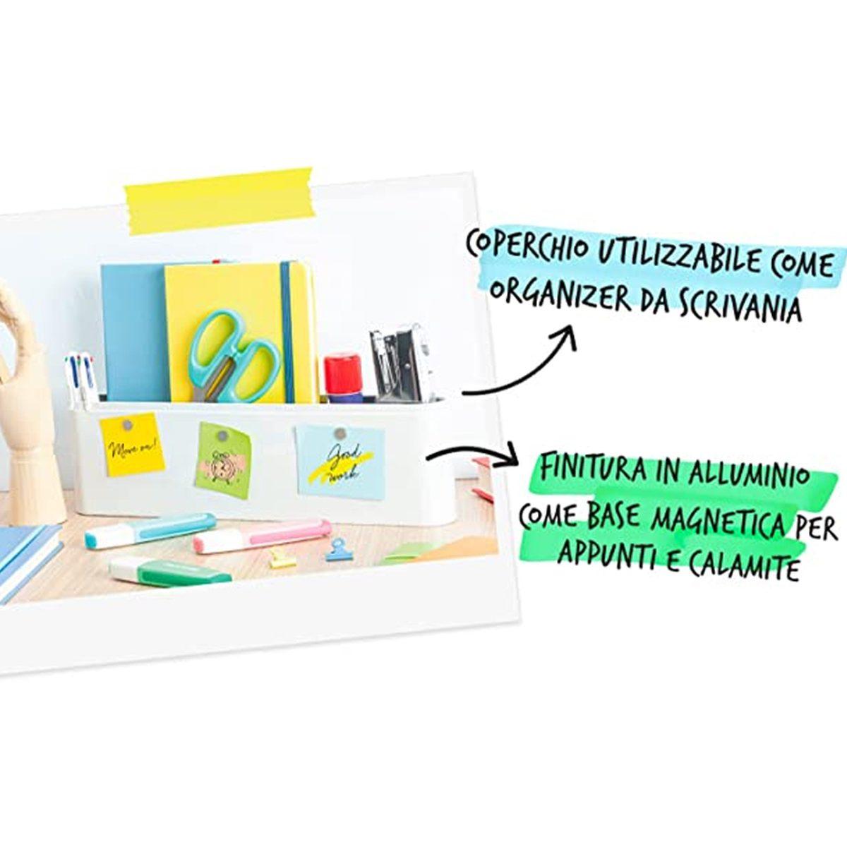 Pantone - desk set 12 evidenziatori - 6 colori fluo e 6 colori pastello