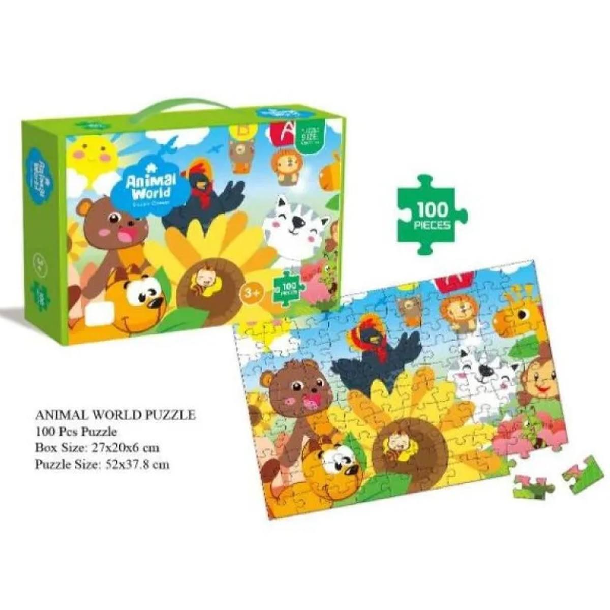 Puzzle 100 pezzi - formato 520 x 378 mm