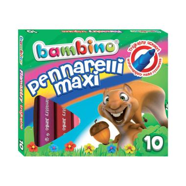 Bambino - pennarelli maxi 10 colori
