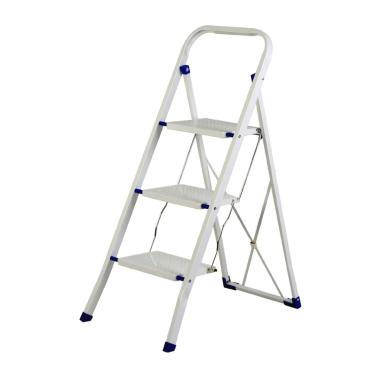 Scala in acciaio bianca 3 gradini