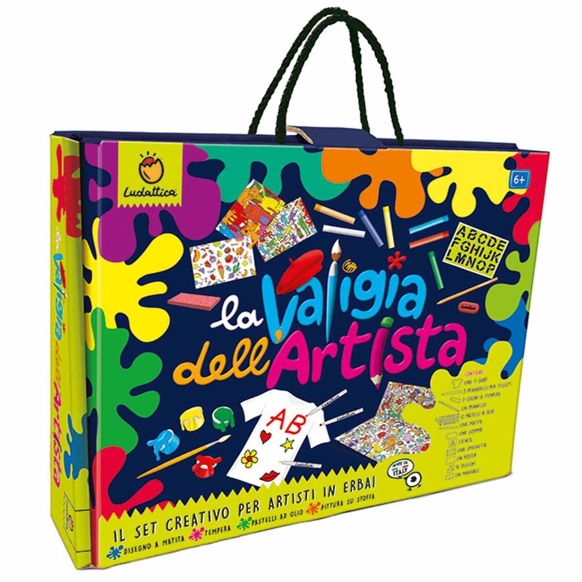 Ludattica la valigia dell'artista