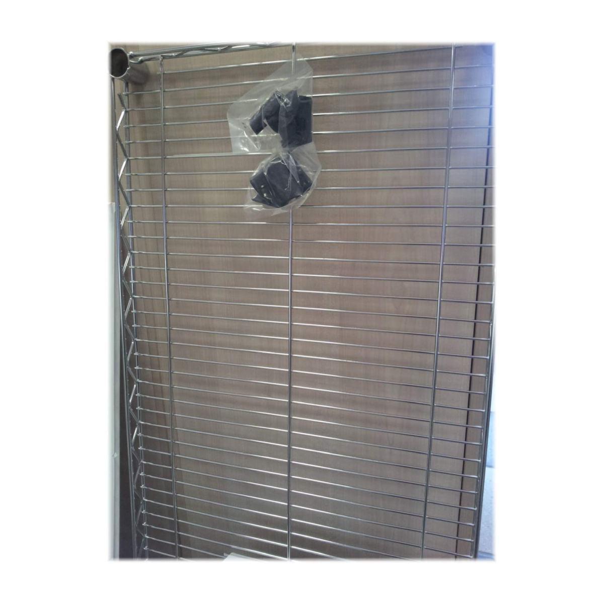 Ripiano in filo d’acciaio cromato cm 35 x 150