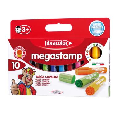 Fibracolor megastamp - 10 maxi stampini