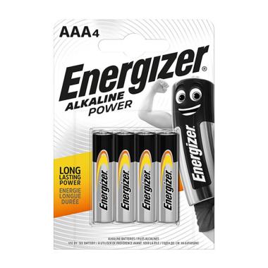 Batterie ministilo energizer alkaline power - aaa - blister da 4 pezzi