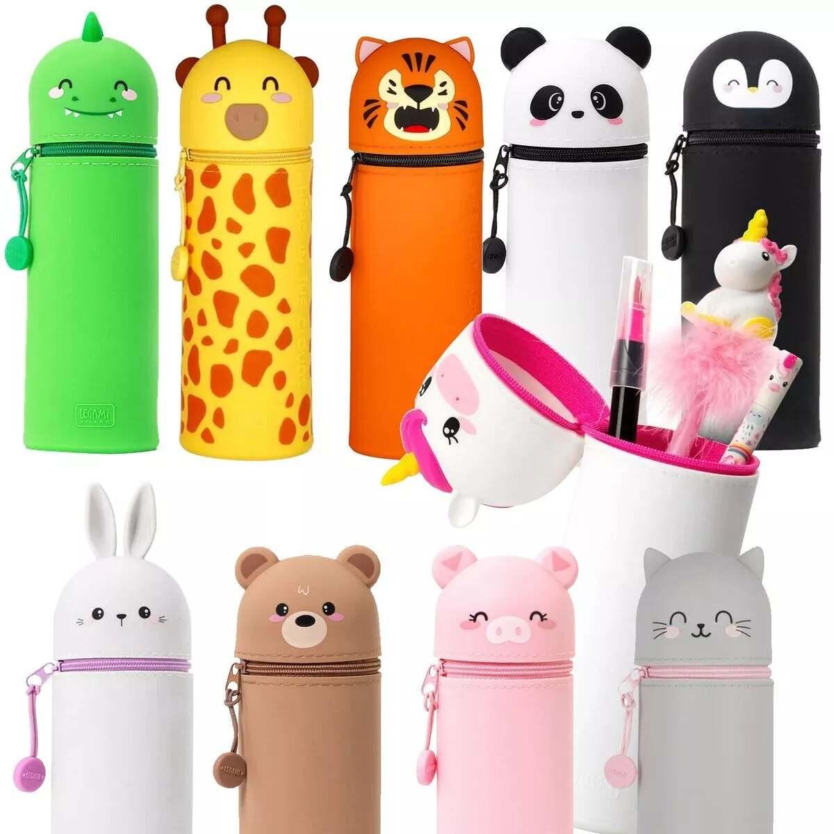 Legami - astuccio 2 in 1 in morbido silicone - kawaii