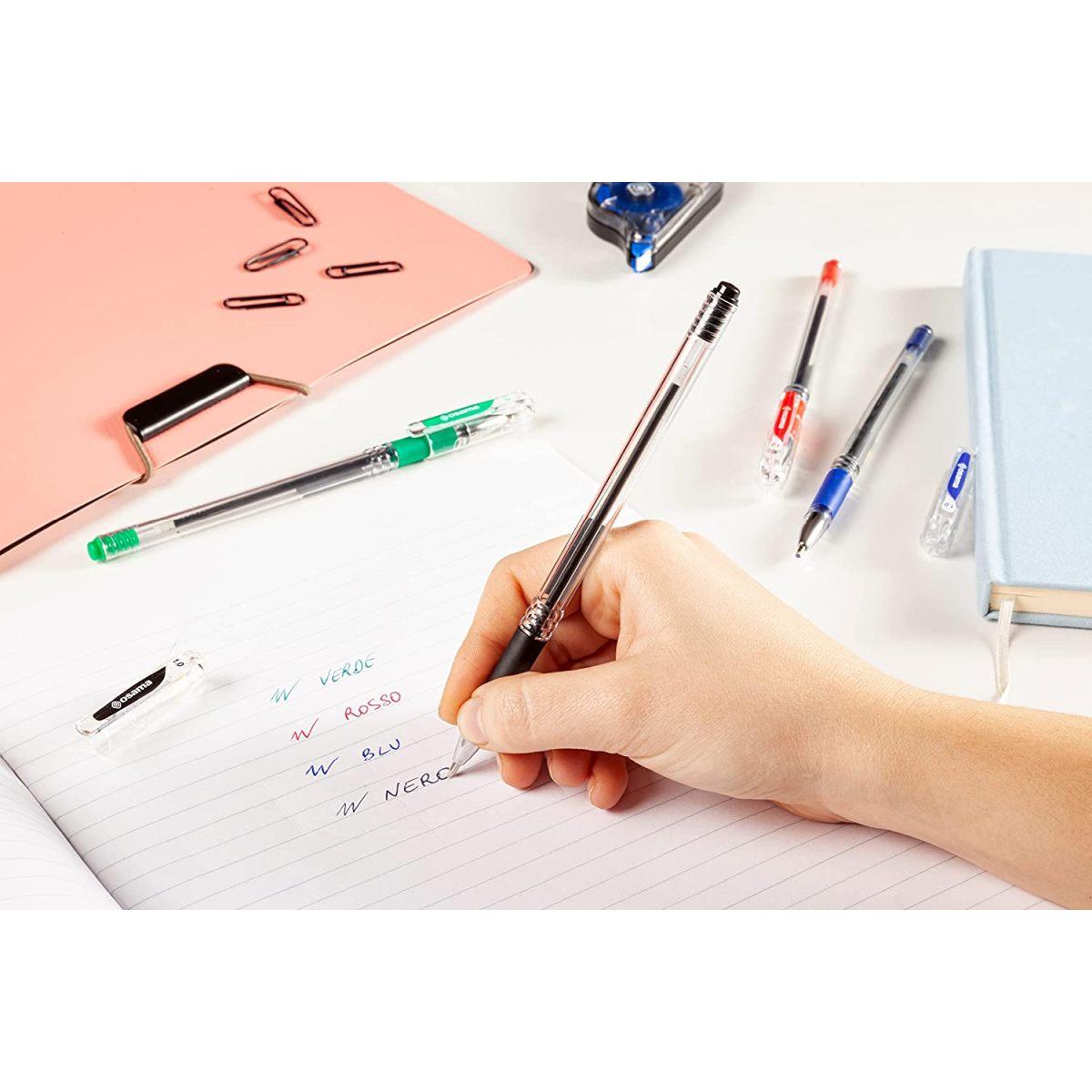 Osama obg (oil based gel) - penna a sfera con cappuccio - sfera 1 mm