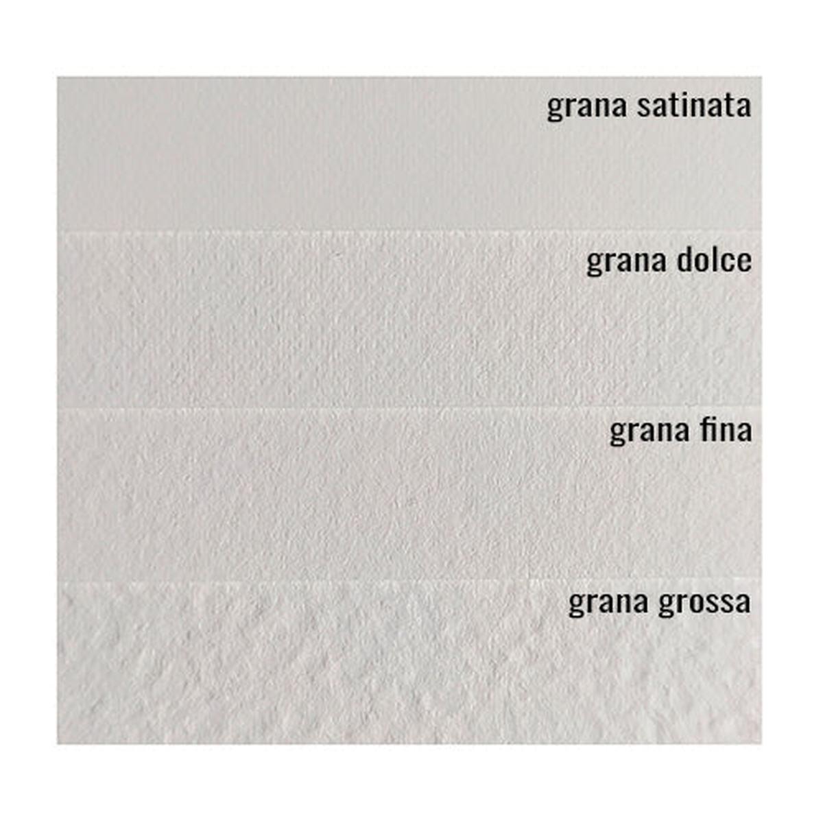 Blocco collato 4 lati - artistico traditional white grana fina - 20 fogli - 300 gr - formato 30,5 x 45,5 cm