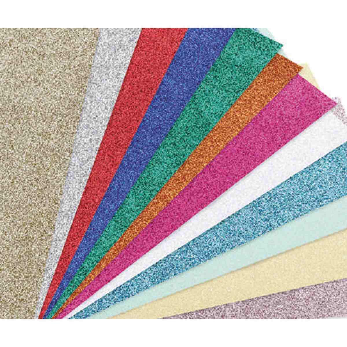 Cartoncino glitterato - 330 gr -  50 x 65 cm