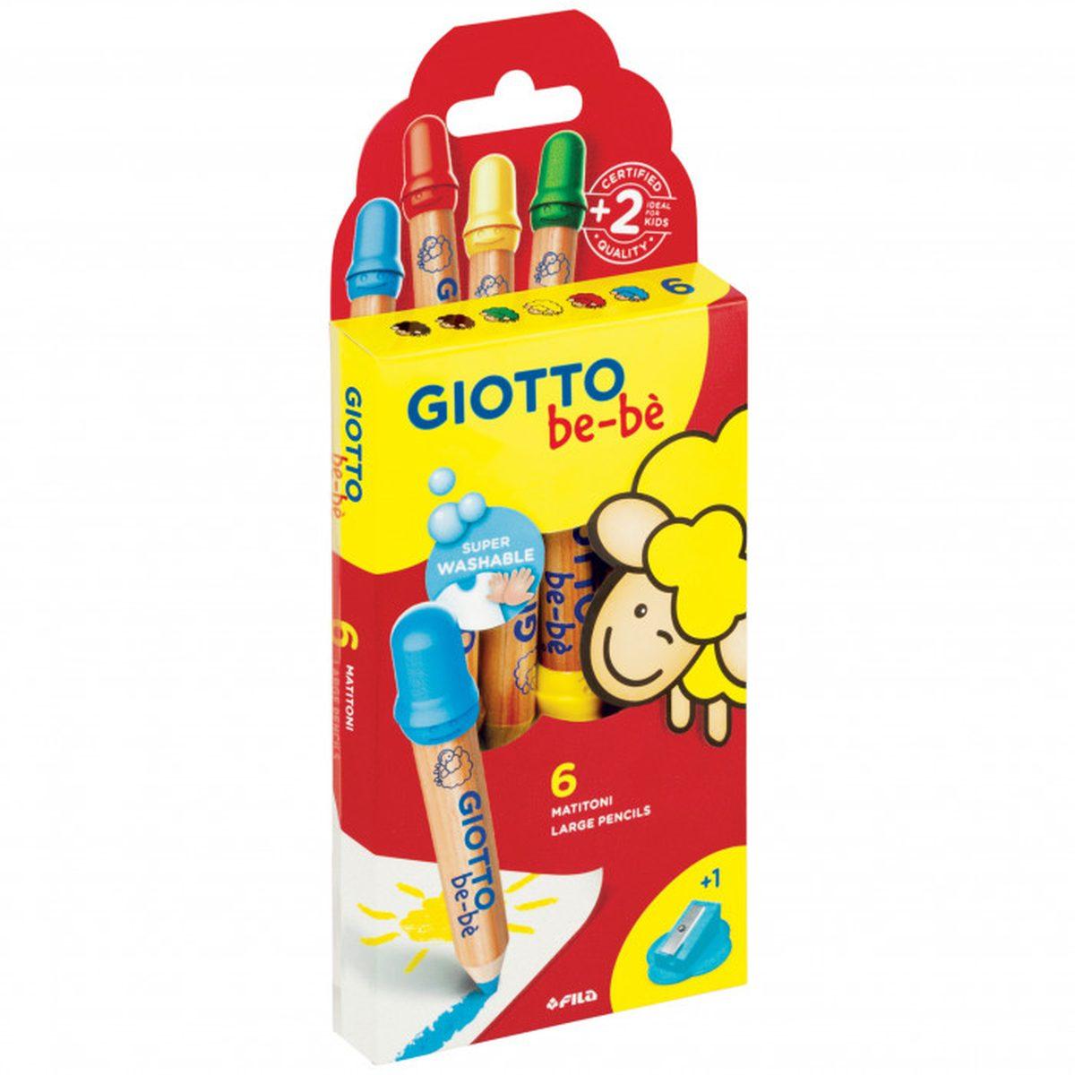 Giotto be-bÃ? matitoni - astuiccio 6 pz