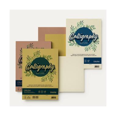 Favini - calligraphy nature crush - a4 - 50 fogli