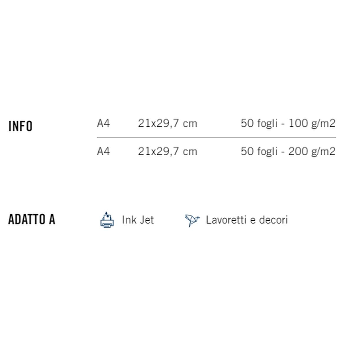 Favini - calligraphy classic millerighe - a4 - 50 fogli