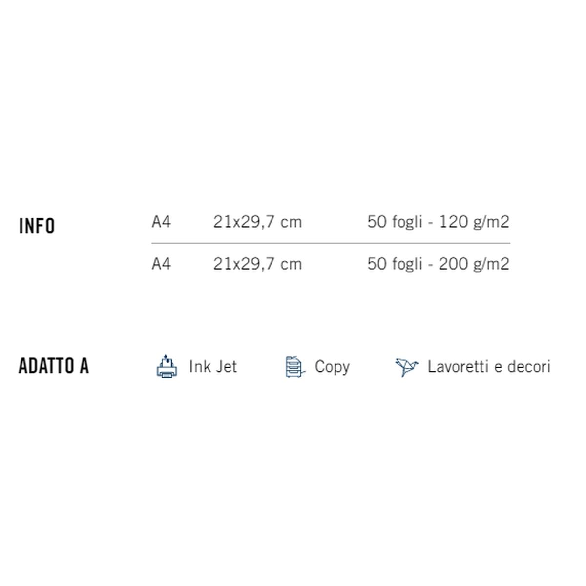 Favini - calligraphy nature shiro echo - a4 - 50 fogli