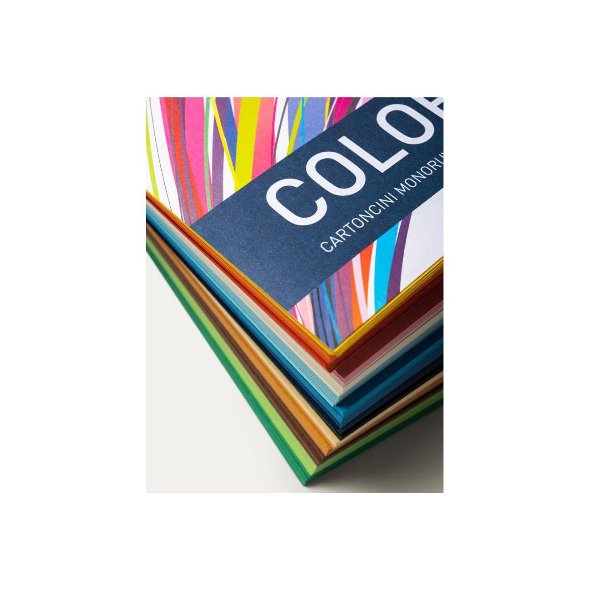 Favini - colorissimi 25  35 cm - 200gr - 240 fg lisci bristol - 12 colori assortiti