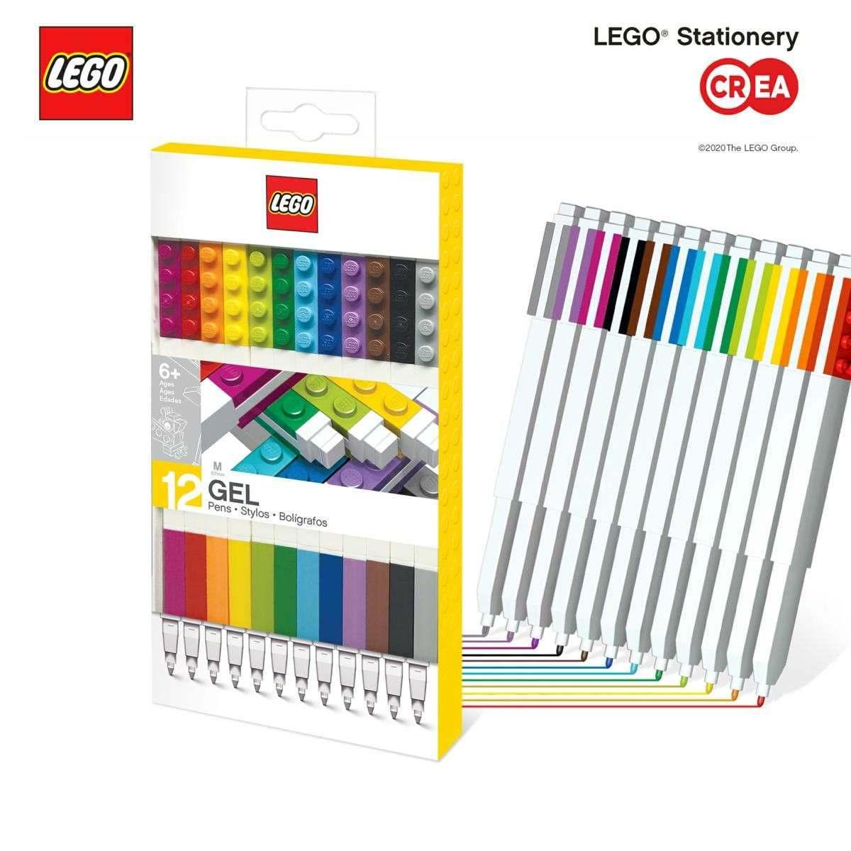 Lego 2.0 - gel pens - 12 pz