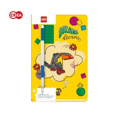 Lego 2.0 - notebook + gel pen