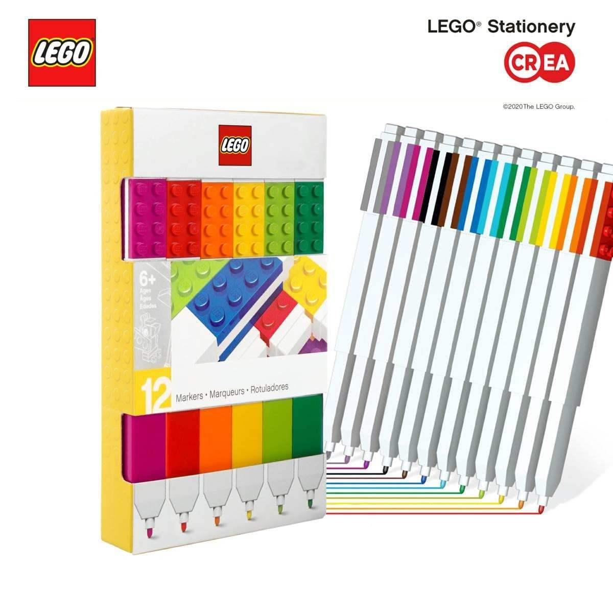Lego 2.0 - pennarelli 12 pz