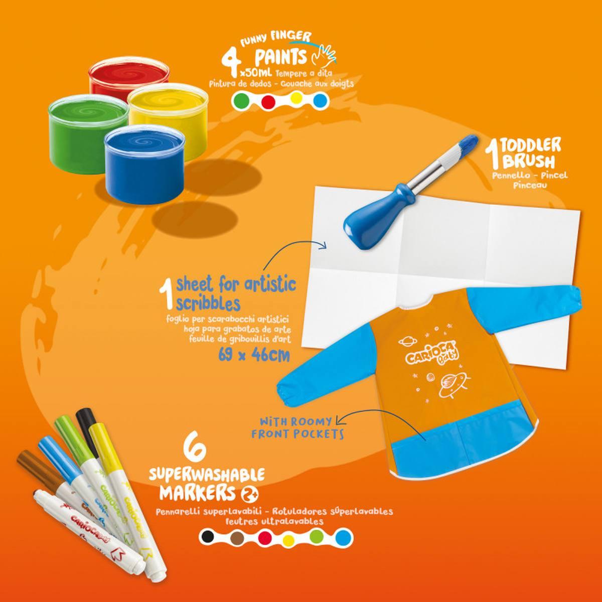 Carioca - scatola gioco baby art set 2+