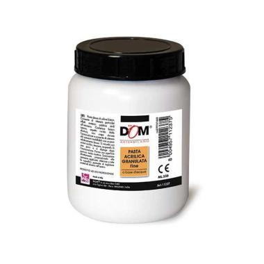 Dom - pasta acrilica a base d'acqua granulata fine - barattolo 250 ml