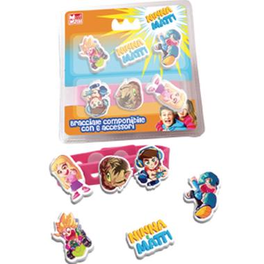 Ninna e matti - bracciale componibile con 6 accessori