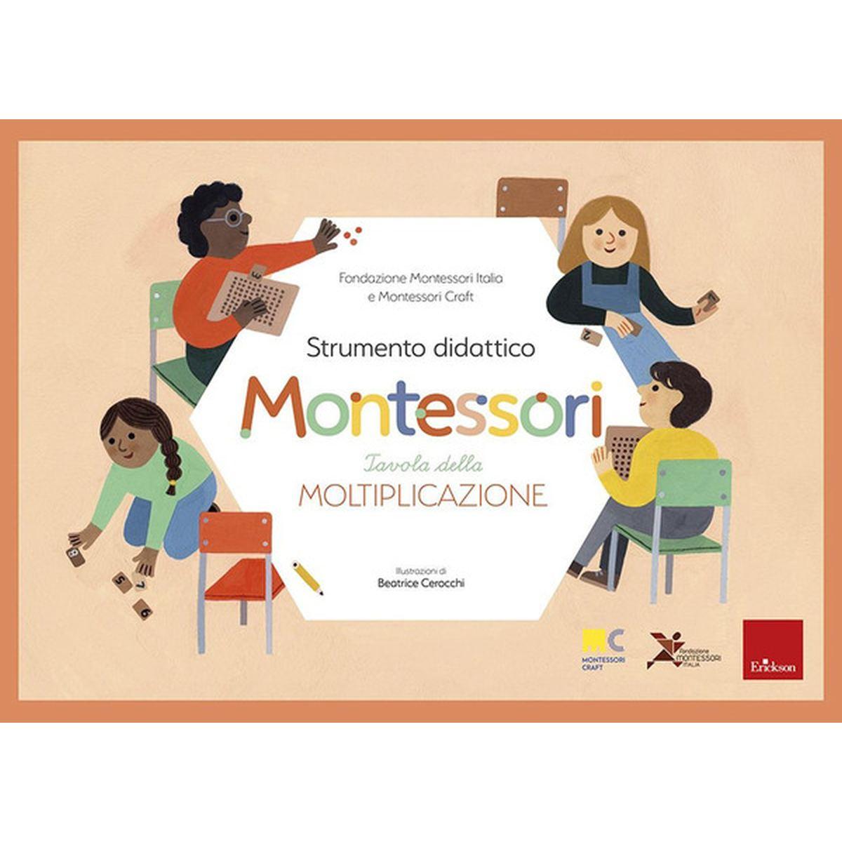 Tavola della moltiplicazionestrumento didattico montessoricon prodotti varidi fondazione montessori italia (cur.)