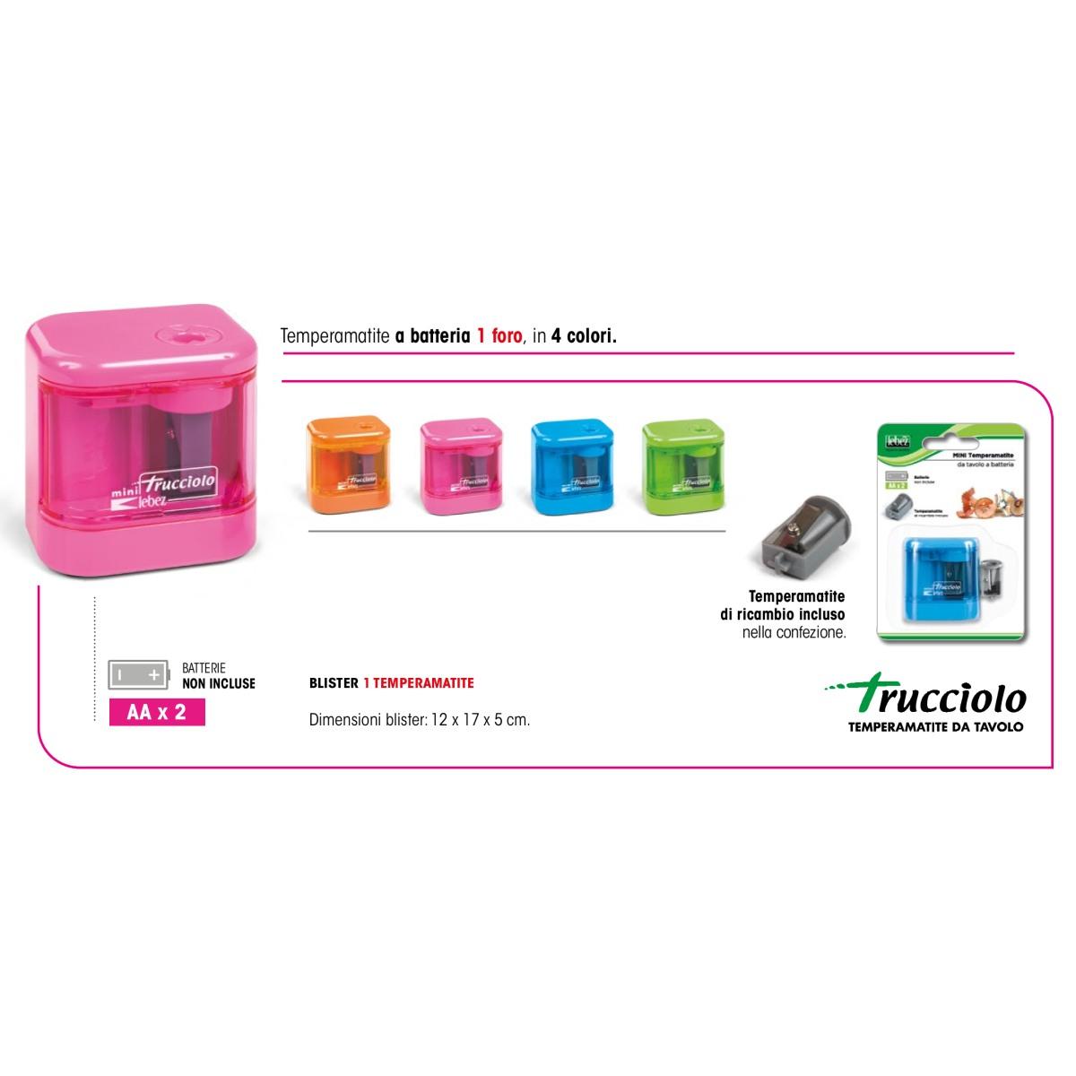 Mini temperamatite a batteria 1 foro