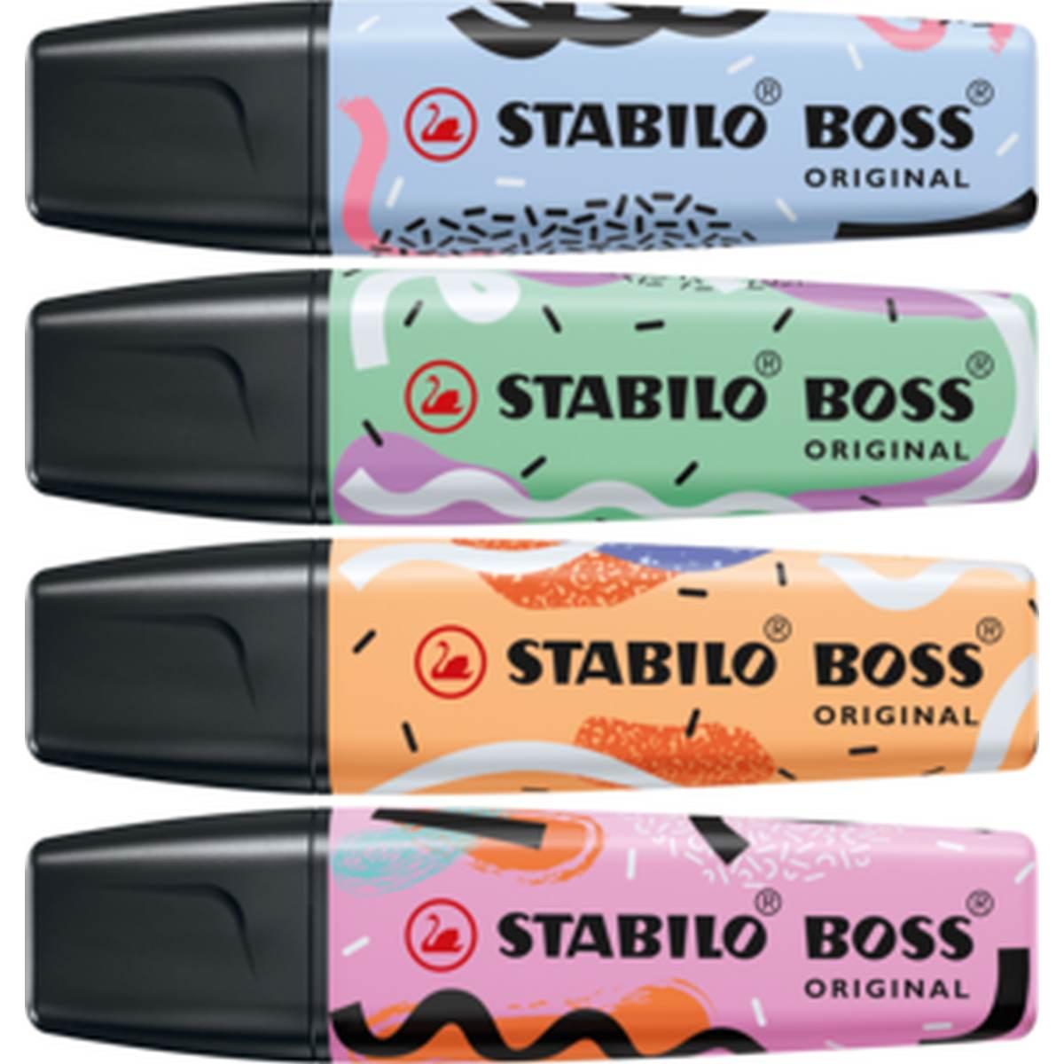 Stabilo boss original by ju schnee - evidenziatore - 4 pz
