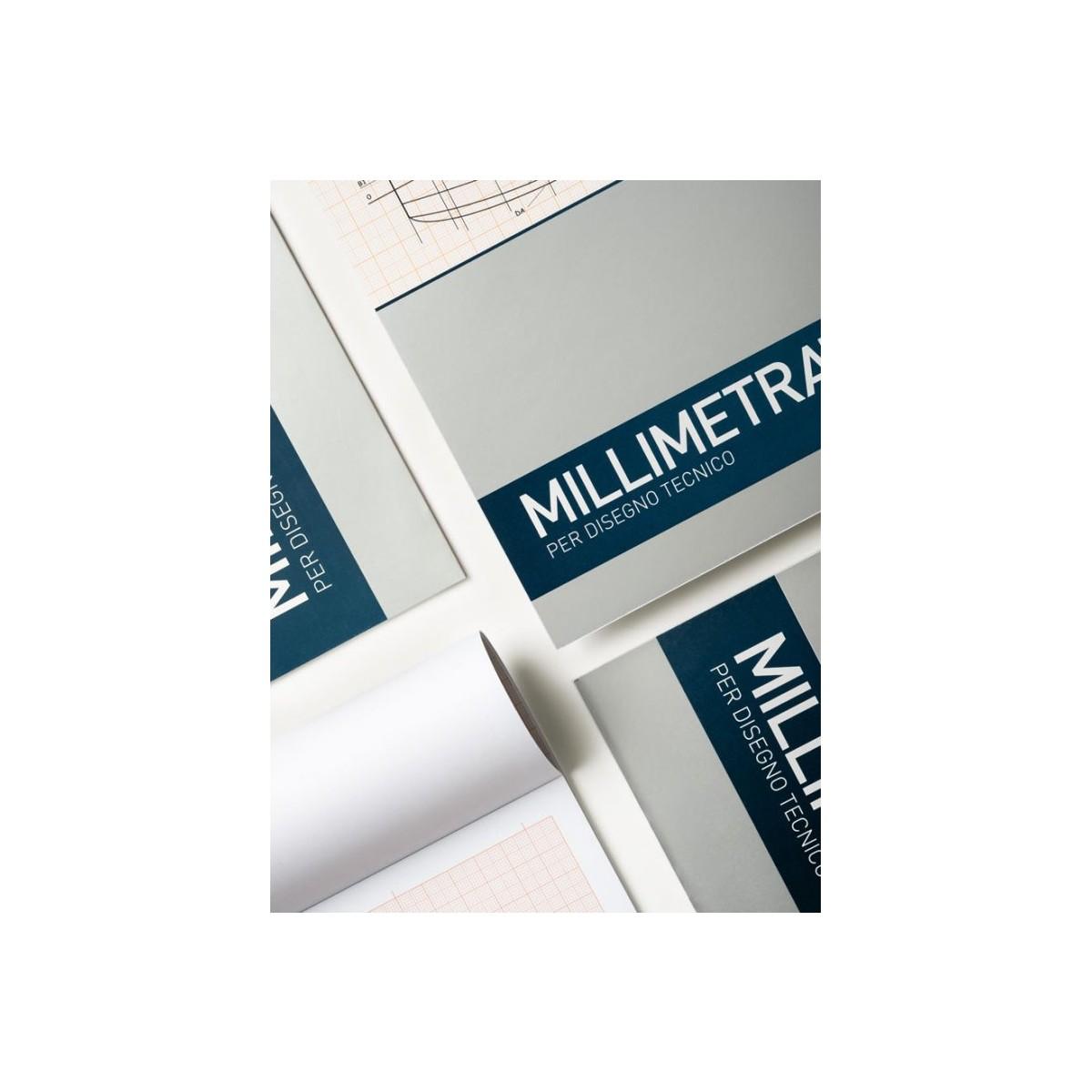 Favini - blocco carta millimetrata - a4 - 10 ff -