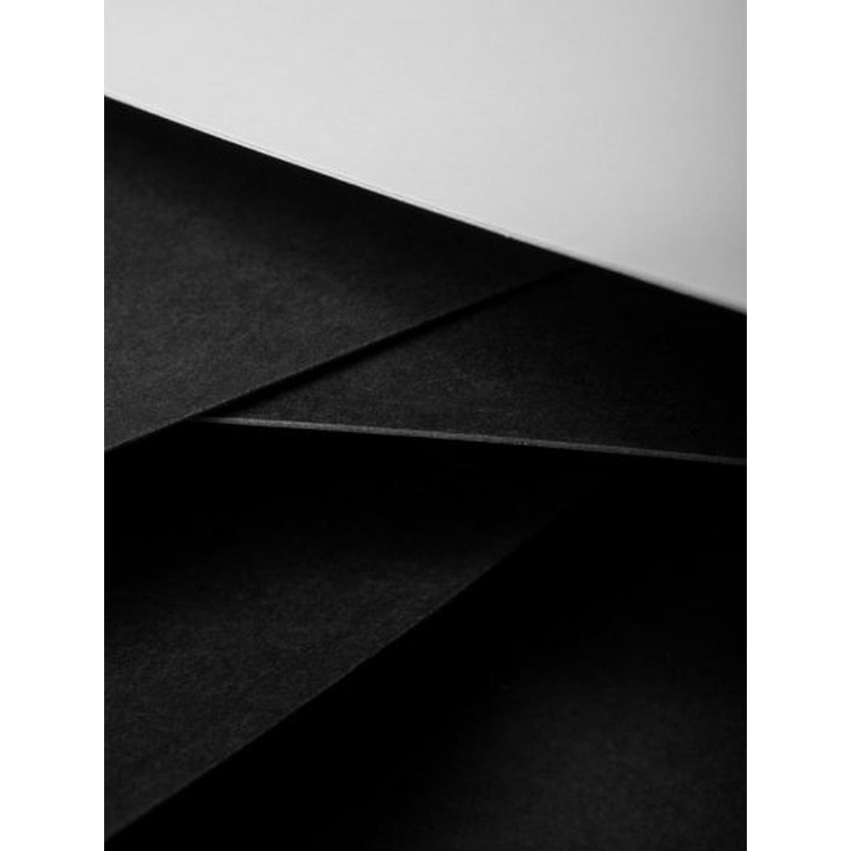 Favini - cartoncino pesante bristol - nero - 400 gr - 72 x 101 cm