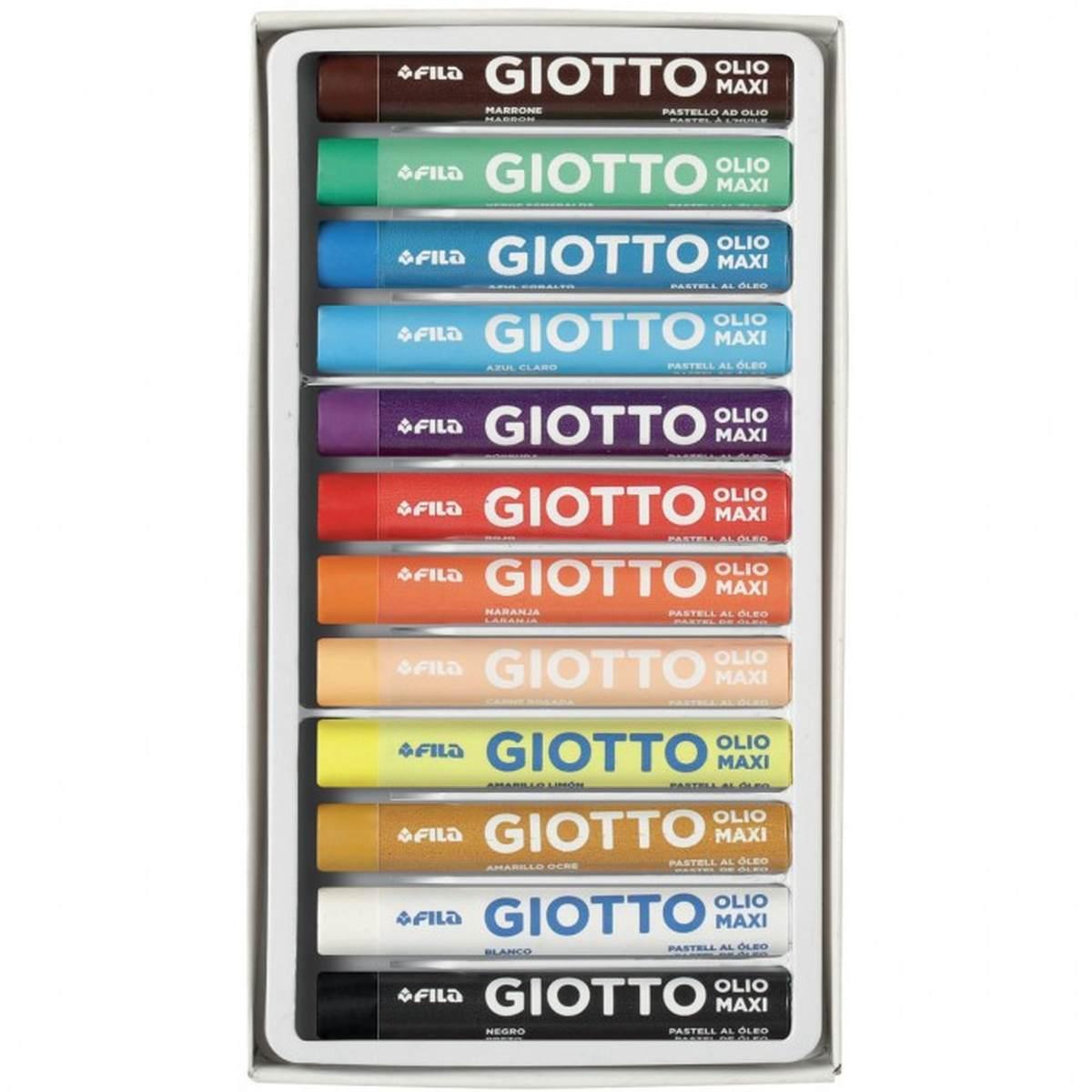 Giotto olio maxi - astuccio 12 pezzi
