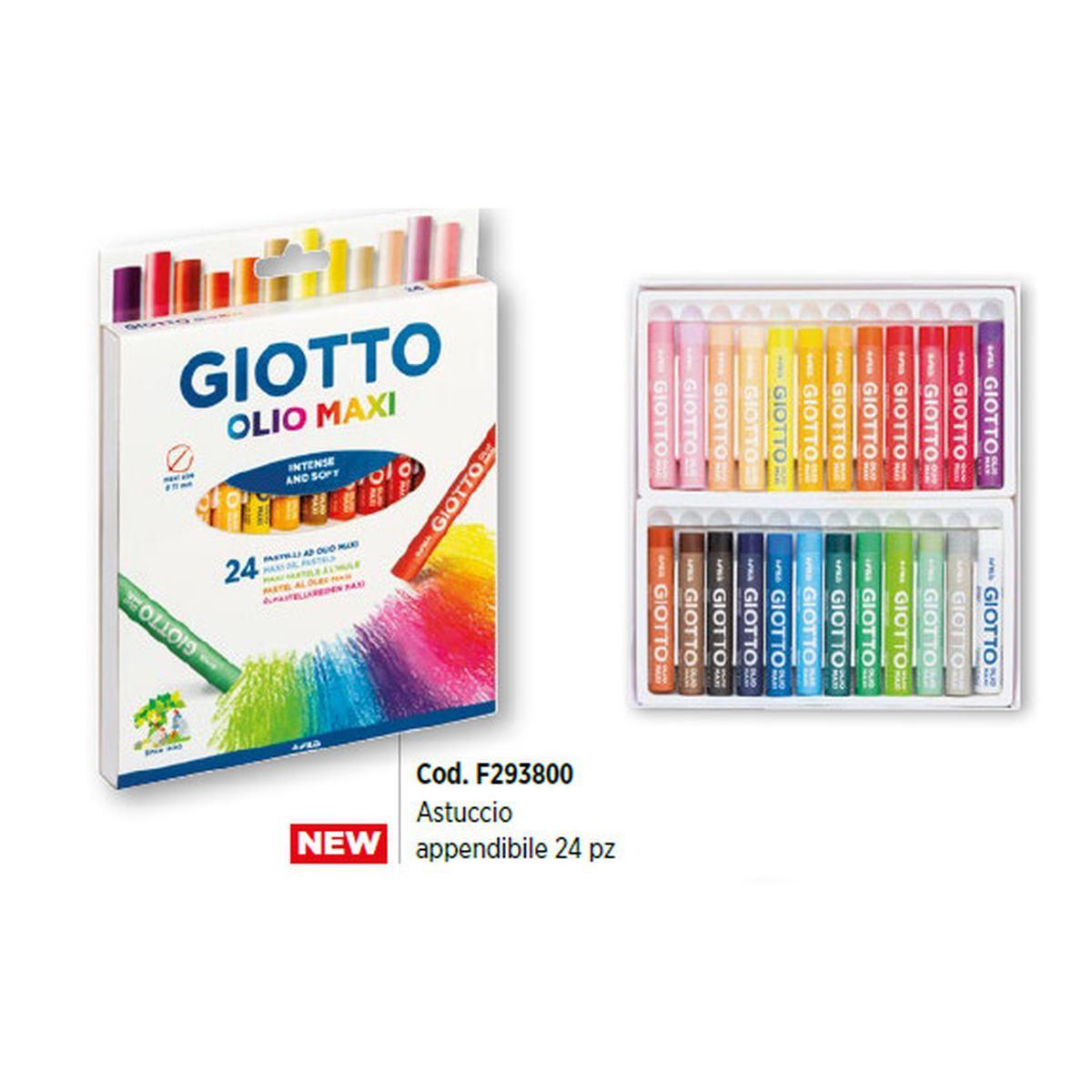 Giotto olio maxi - astuccio 24 pezzi