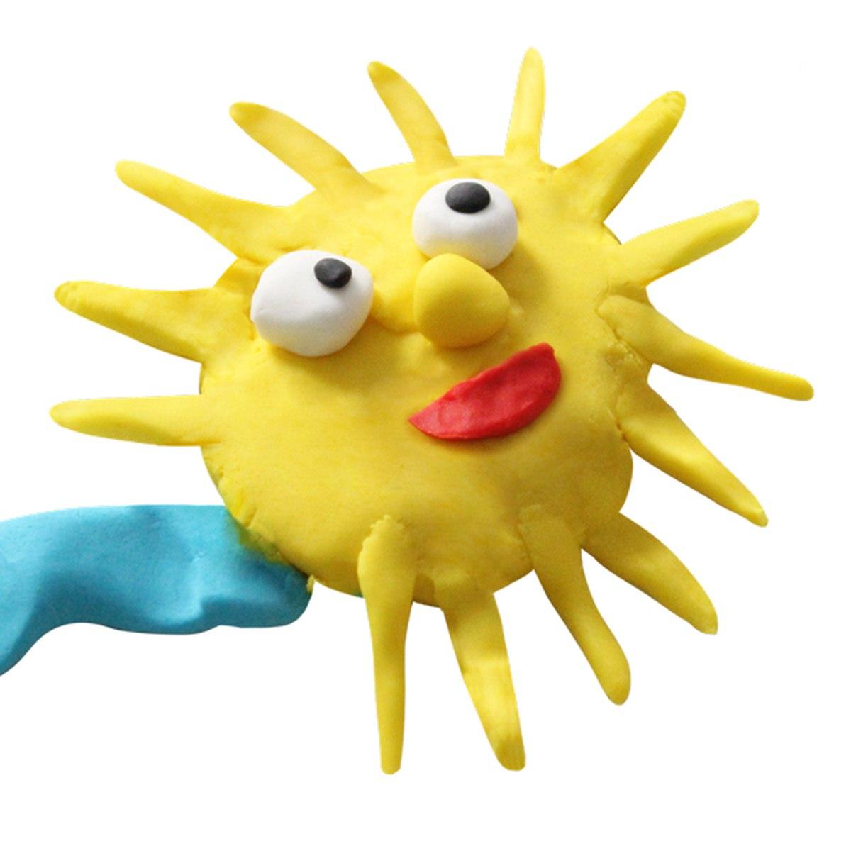 Primo - pasta easyd - pasta soffice da modellare in vasetto da 100 gr - 10 colori