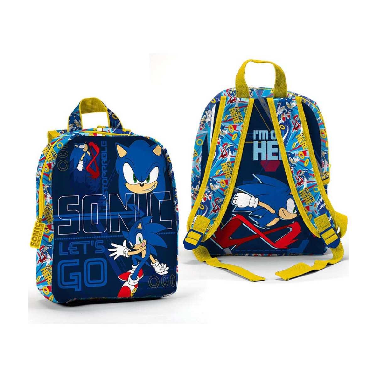 Zaino piccolo sonic multicolor