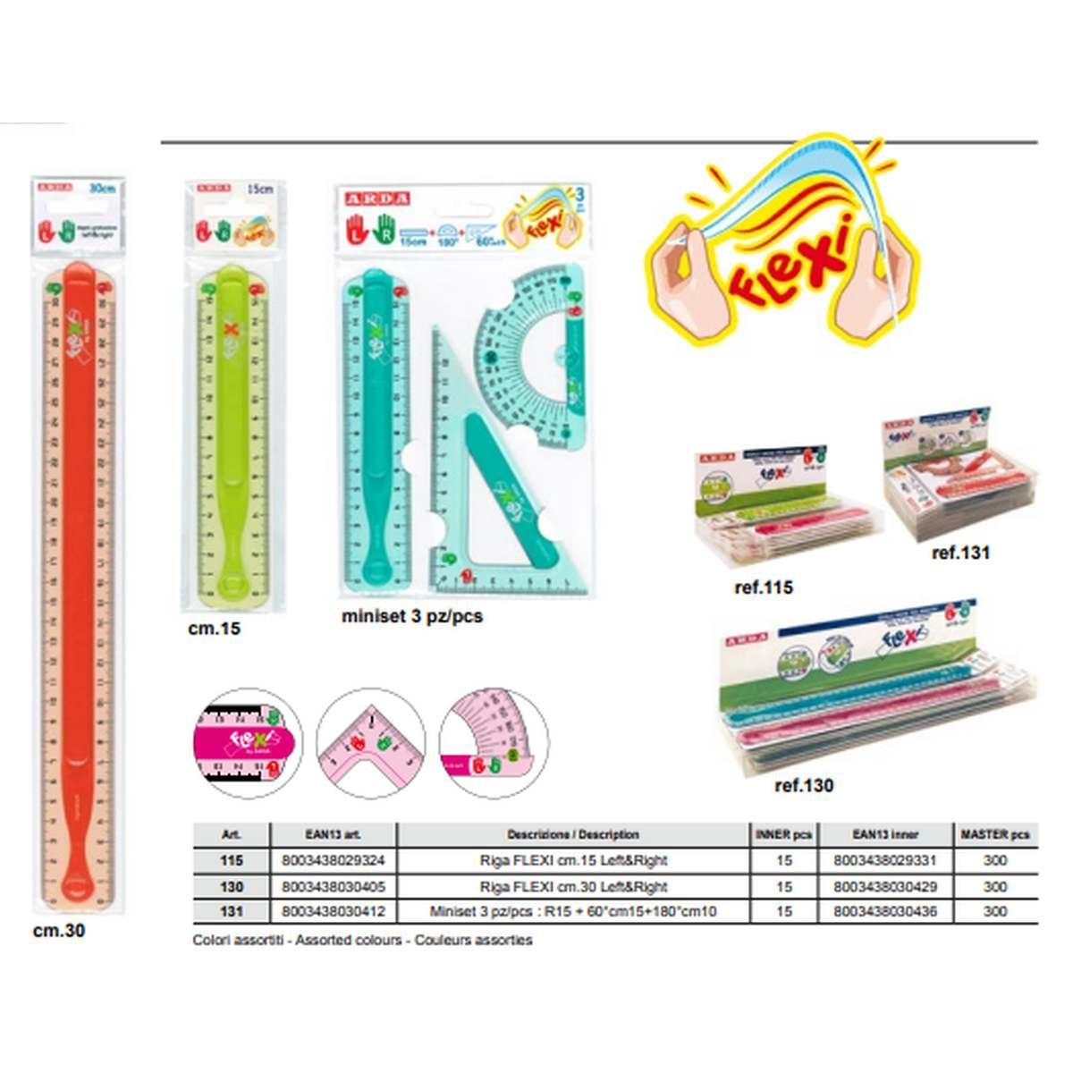 Arda - riga flexi left & right 15 cm