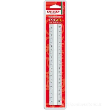 Arda - doppio decimetro aluminium profil 20 cm