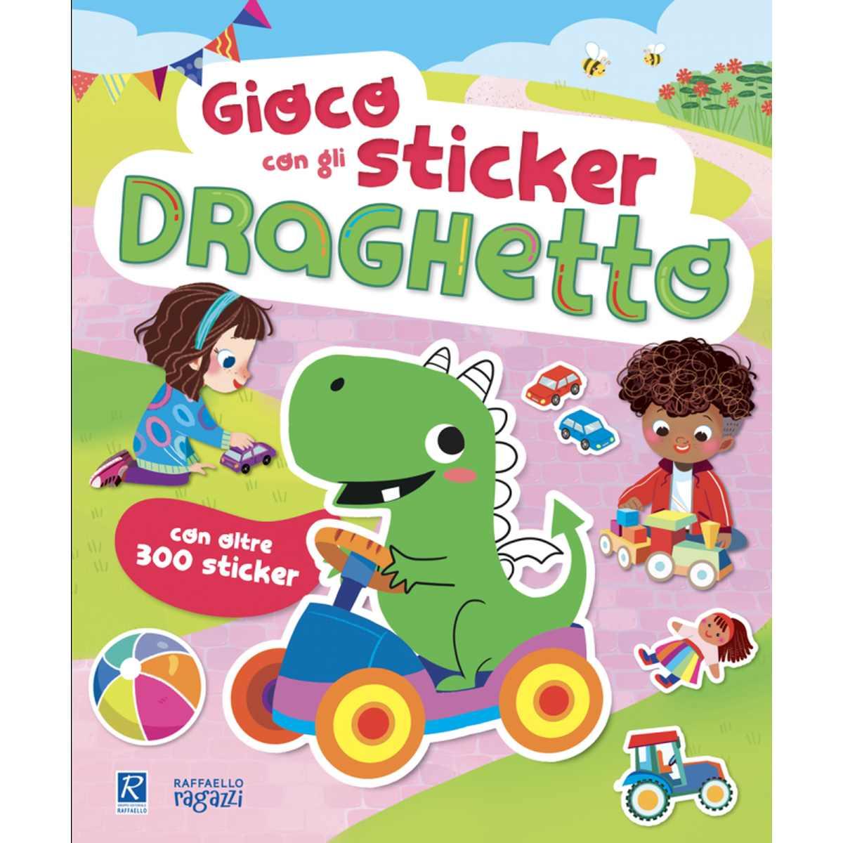 Gioco con gli sticker draghetto