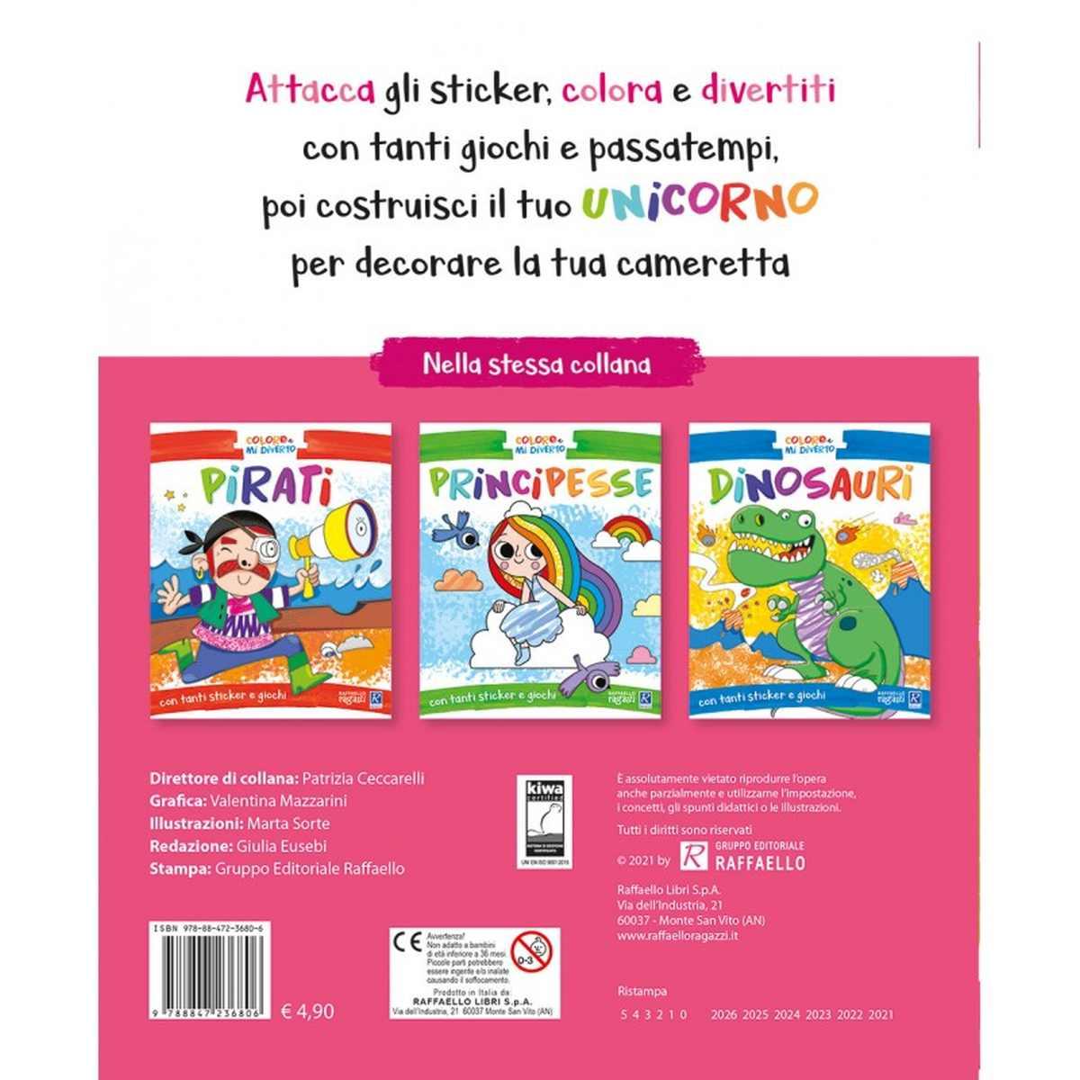 Coloro e mi diverto - unicorni