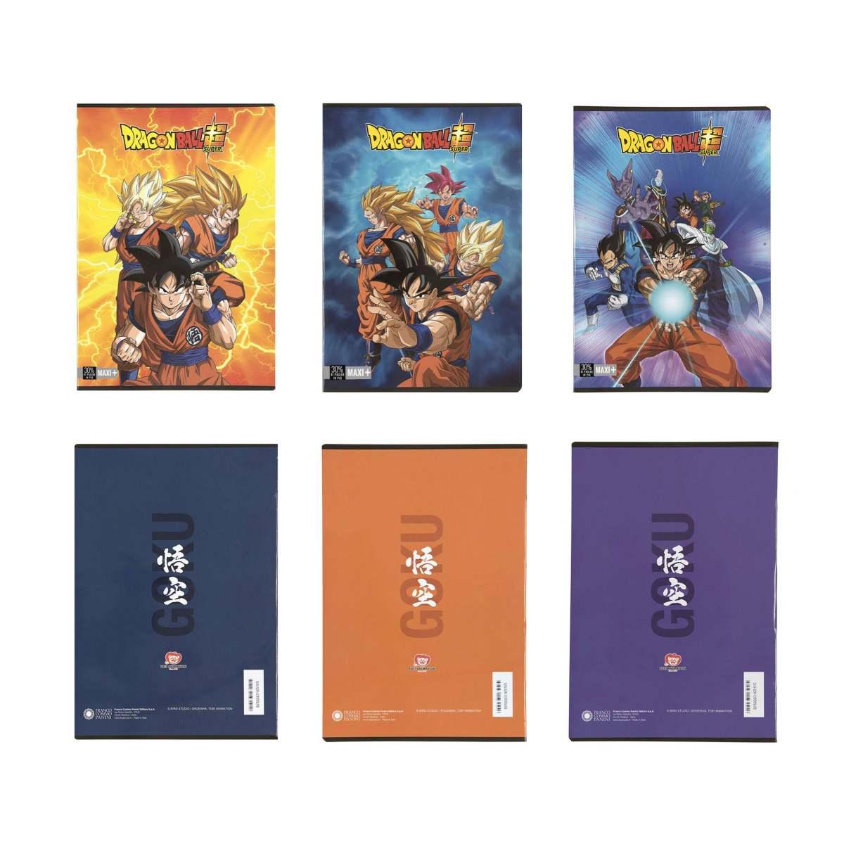 Quaderno maxi +30% 100 gr dragonball