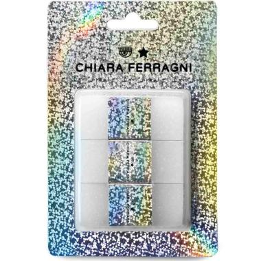 Pigna - set 3 gomme con glitter chiara ferragni