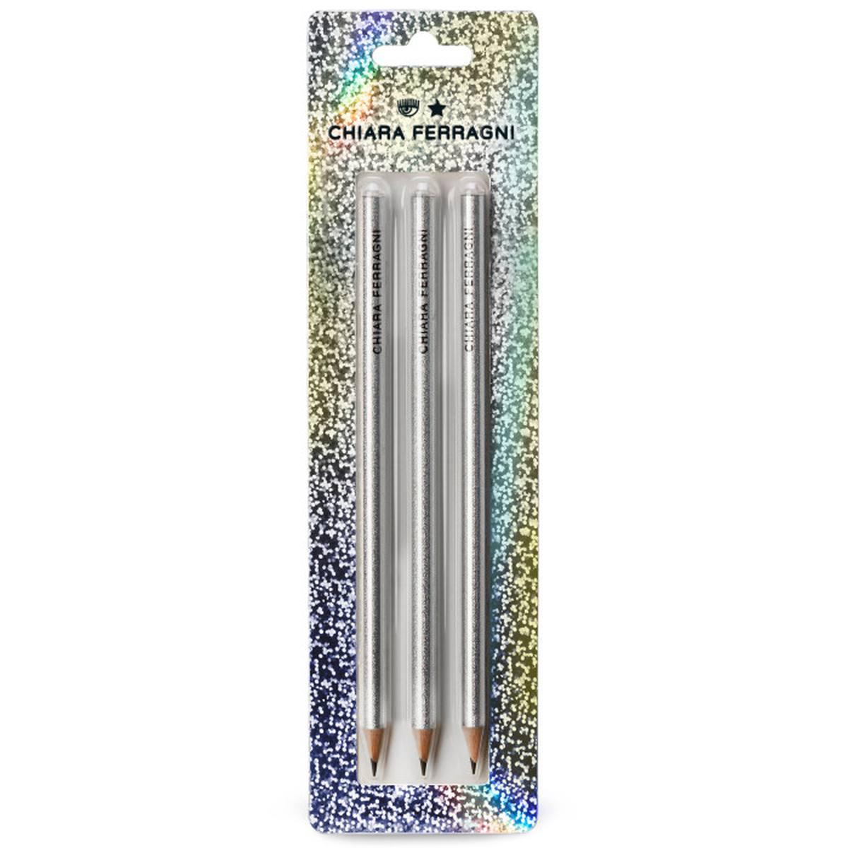 Pigna - set 3 matite con diamante chiara ferragni