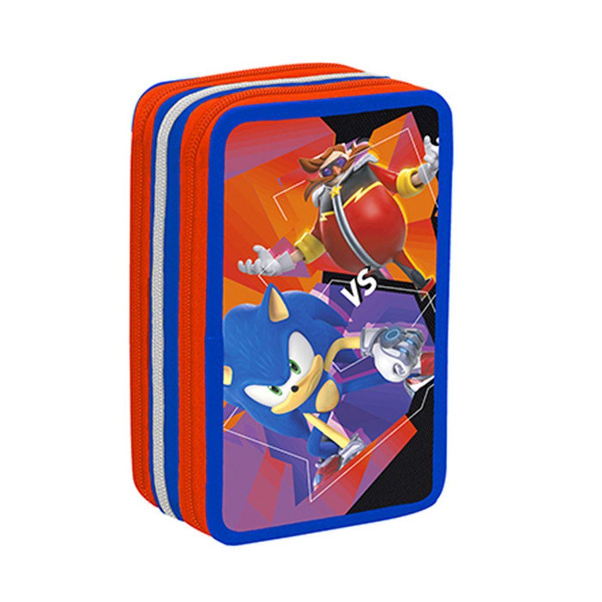 Astuccio 3 zip con corredo sonic prime